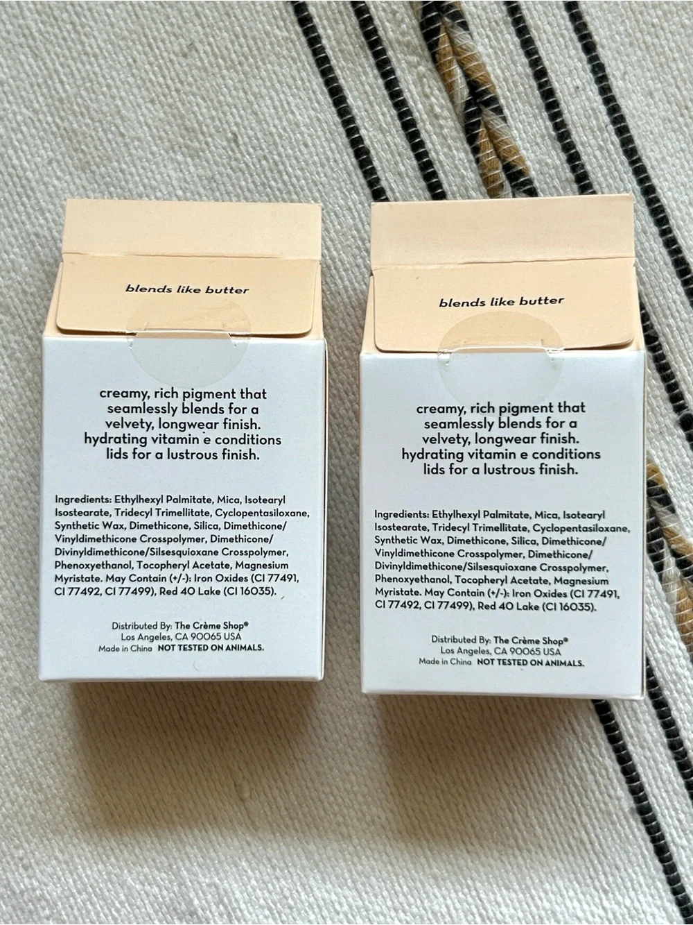 NIB The Crème Shop Croissant Crème Eyeshadow (2) - Warm Beige